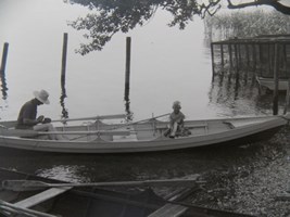 Fischer Böhler im Boot