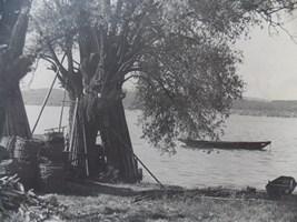 historische Aufnahme vom Strand